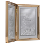 LAWRENCE FRAMES 5x7 Gold Bead Double Picture Frame