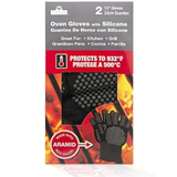 NOUVELLE LEGENDE Extreme Heat Flame/Cut Resistant Aramid Hot Gloves, 2 Pack