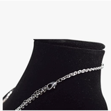 CHARTER CLUB Pave Crystal Padlock Necklace