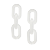 INC Frosted Link Drop Earrings