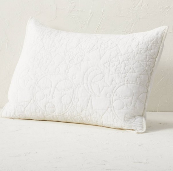 OPALHOUSE JUNGALOW Rising Sun Stitch Quilt Pillow Sham