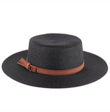 Leather Trimmed Hat