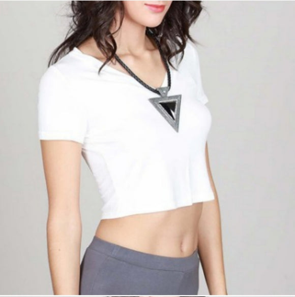 Cropped Layering Tee