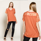 Lace Top Tee