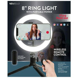 VIVITAR Wireless 8" Podcast Ring Light