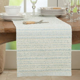 SARO 16" x 72" Woven Table Runner