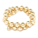 ZENZII Beaded Double-Row Stretch Bracelet