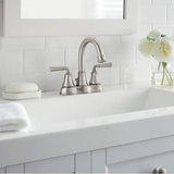 GLACIER BAY Dunston 4 in. Centerset Bathroom Faucet