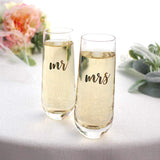 Mr & Mrs Champagne Flutes