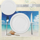 AMBESONNE Beach 4 Pc Placemat Set