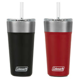 COLEMAN 20 oz Travel Tumbler Set w/Straws