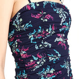 LIKELY Ruched Floral Mini Dress