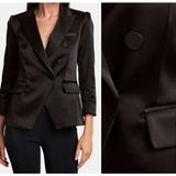 VERONICA BEARD Satin Empire Dickey Blazer