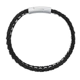 SUTTON Men's Braided Leather Bracelet
