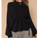 Shirred Pearl Sweater