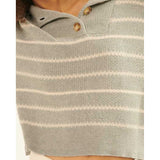 Striped Button Sweater