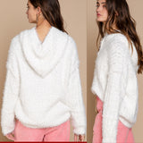 Fuzzy Hooded Sweater