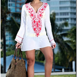 Embroidered Tunic/Cover-up
