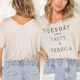 Soft 'Tacos & Tequila' Vintage Tee