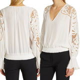 RAMY BROOK Aurelie Lace Sleeve Blouse