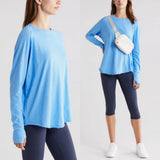 ZELLA Long Sleeve Slub Jersey Tee