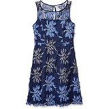 ADRIANNA PAPELL Embroidered Floral Dress