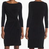 CATHERINE MALANDRINO Drape Front Sheath Dress