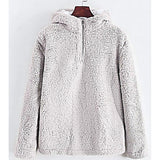 FORGOTTEN GRACE Hooded Sherpa Pullover