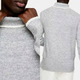 TOPMAN Men's Soft Turtleneck Sweater