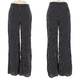 THREE DOTS Pinstripe Wide Leg Pants