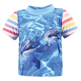 HUDSON BAY Dolphin Baby Swim Rashguard Set