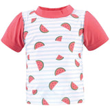 HUDSON BAY Watermelon Baby Swim Rashguard Set