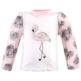 HUDSON BAY Flamingo Baby Swim Rashguard Set