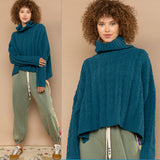 Chenille Turtleneck Sweater