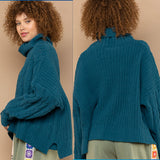 Chenille Turtleneck Sweater