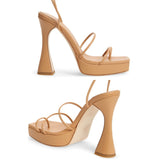 JEFFERY CAMPBELL Prima Donna Wrap Platform Heels