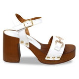 CHARLES DAVID Suede Platform Sandals