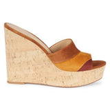 VERONICA BEARD Suede Dali Patchwork Wedges