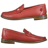 MARC JOSEPH Kid's Embroidered Leather Coral Madison Loafers