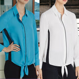 LE GALI Tie Front Blouse