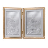 LAWRENCE FRAMES 5x7 Gold Bead Double Picture Frame