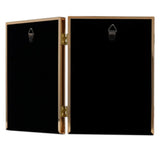 LAWRENCE FRAMES 5x7 Gold Bead Double Picture Frame