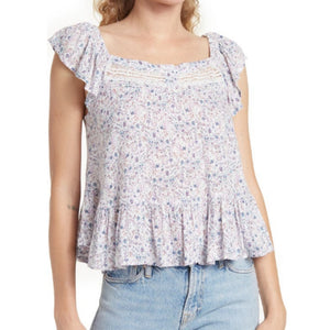 LUCKY BRAND Floral Phoebe Top