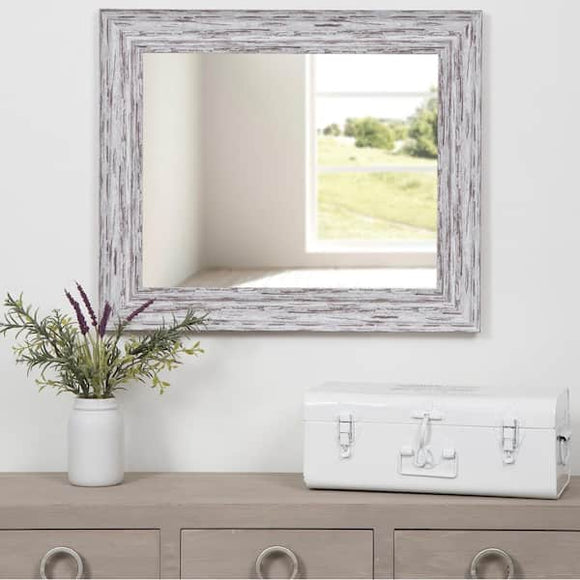 Distressed Rectangular Mirror