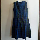 Vintage Plaid Jumper Dress