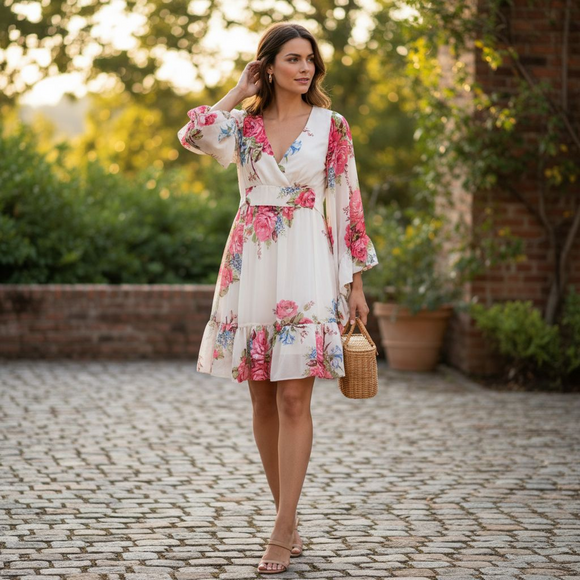 BETSY JOHNSON Floral Bambi Dress