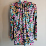 Vintage Floral Blouse