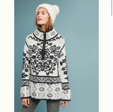 MOTH by ANTHROPOLOGIE Alaskan Half Zip Sweater
