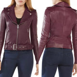 BCBGMAXAZRIA Miley Leather Moto Jacket