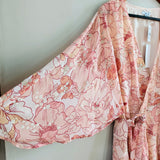 BTFL-LIFE Floral Wrap Dress